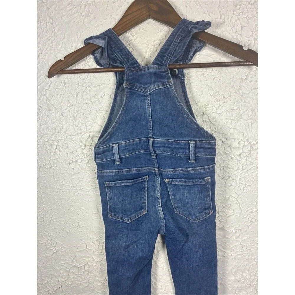 Baby Gap Overalls Baby Size 18-24M Blue Denim Straight Leg One Piece girly